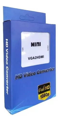 Convertidor Adaptador Vga A Hdmi Vga Macho Hdmi Hembra Pc Tv