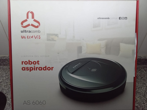 Imagen 7 de 7 de Aspiradora robot Ultracomb AS-6060 negra 220V . practicmente sin uso impecable