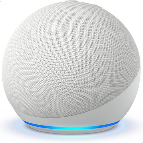 Comandos de voz para el hogar inteligente Alexa Echo 5 Generation Dot, color blanco