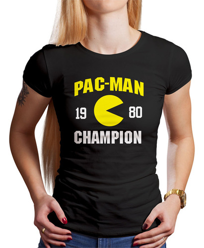 Polo Dama Pacman Champion (d0165 Boleto.store)