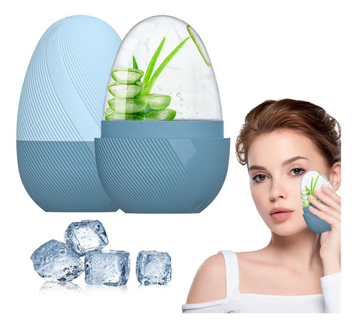 Rodillo Silicón Hielo Para Masaje Facial Reutilizable Cuidad