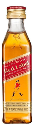 Paquete De 3 Whisky Johnnie Walker Etiqueta Roja Mini 50 Ml