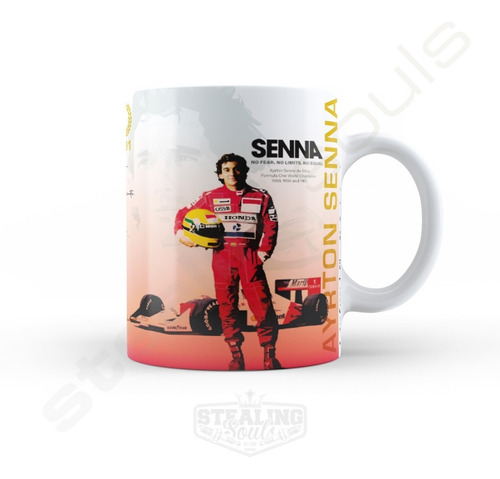 Taza Fierrera - Ayrton Senna #24 | World F1 Champion Edition