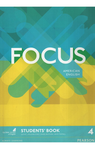Focus 4 (american) - Student's Book, De Jones, Vaughan. Editorial Pearson, Tapa Blanda En Inglés Americano, 2016
