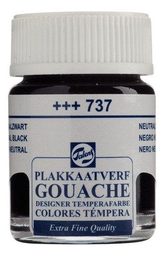 Tinta Guache Extra Fine Talens Negro - 737