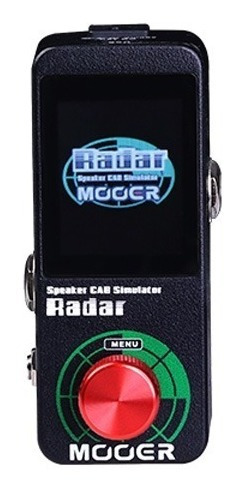 Pedal Mooer P/ Guitarra  Simulador De Caixa Radar Ms1 Pd1108