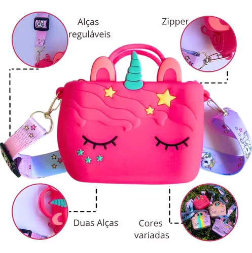 Menina fingir maquiagem para crianças - Crianças jogar maquiagem para  meninas idade 2 3 4 5 6 Com bolsa de unicórnio, Kit de maquiagem infantil