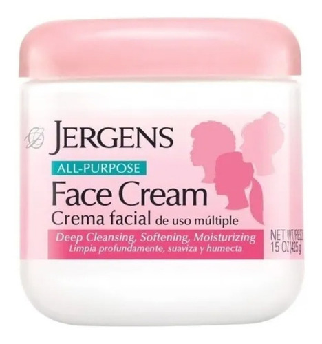 Jergens Crema Facial Hidratante 15oz 425g