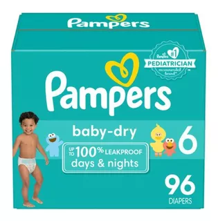 Pañales Pampers Etapa 6 X 96 Unida - Unidad a $2208