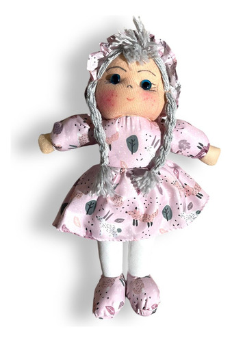 Muñeca Pepona De Tela Trapo Nena 35 Cm