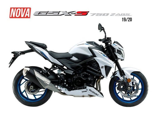 Gsx-s 750 Azul Com Preto Zero Km