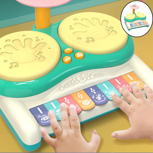 Juguete Colorido Del Tambor De Los Niños Que Aprende El