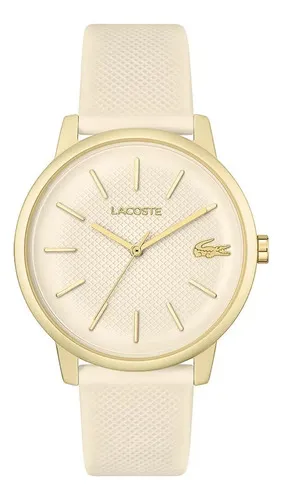 Reloj De Hombre Lacoste Deportivo 20% Off ! Color Del Fondo Beige Color De  La Malla Beige Color Del Bisel Beige