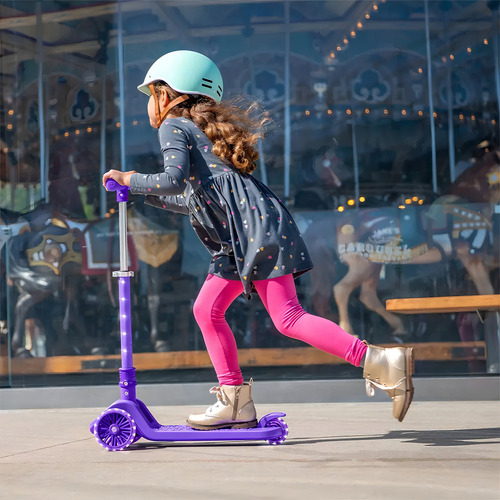 Jetson Nova Scooter De Pie Plegable Luces 3+ Color Azul Celeste Nova Azul