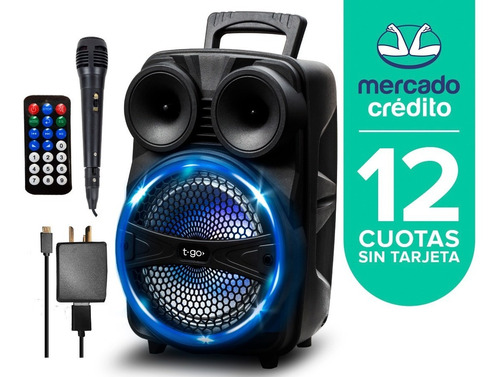 Parlante Karaoke Bluetooth Potente 3000wts Luces + Micrófono