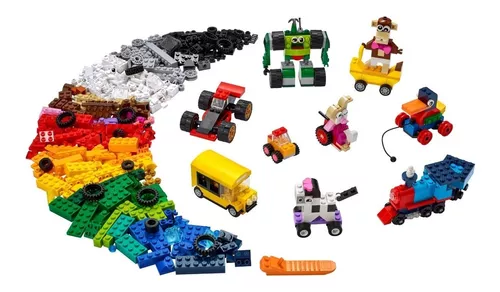 Blocos de Montar Lego Classic Peças e Ideias 123 Peças