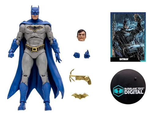 Batman- Dc Universe-rebirth- Batman Digital-mcfarlane Toys (Usado)