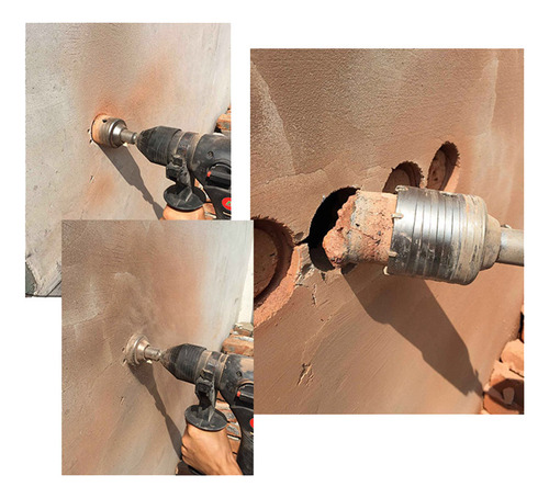 Sierra Perforadora For Hormigón, 110 Mm, Cemento Y Piedra,
