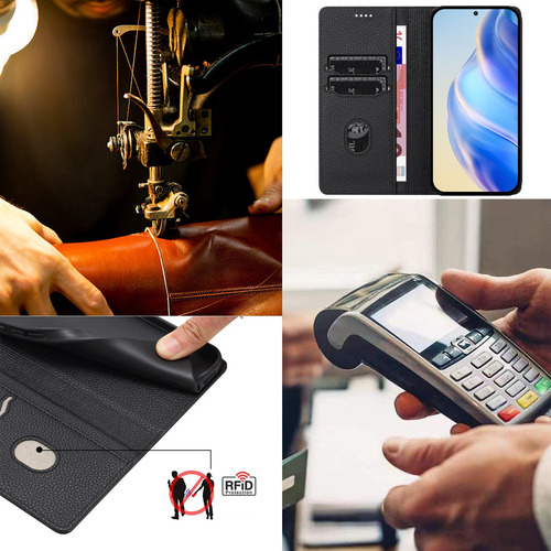 Funda Para Honor Magic 7 Lite Con Cierre Magnético Y Funda R