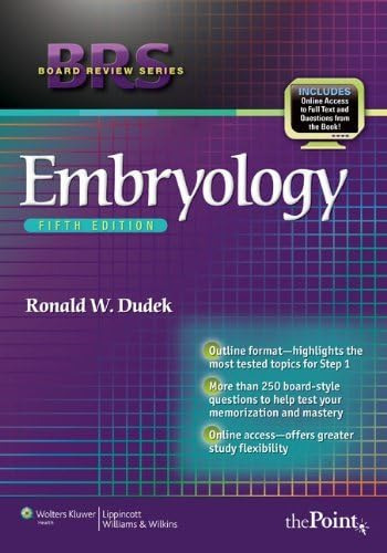 Libro:  Brs Embryology (board Review Series)
