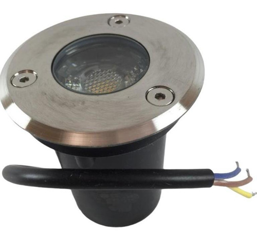 Kit 25 Lampada Led 3w Solo Cob Escada Piso Redond Frio K6633