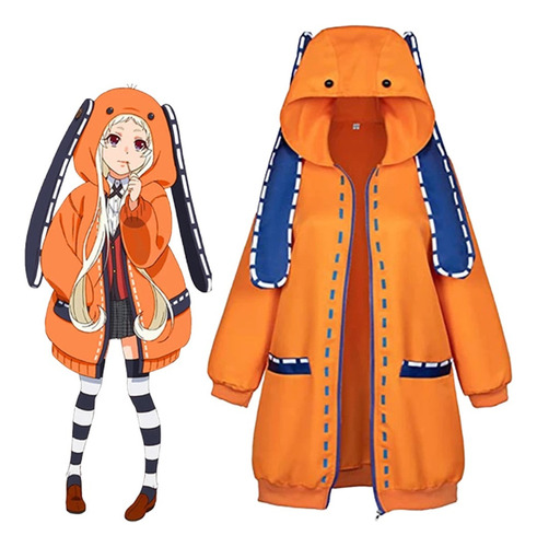 Chaqueta De Jugador Compulsivo Anime Kakeguru Cosplay Disfraz