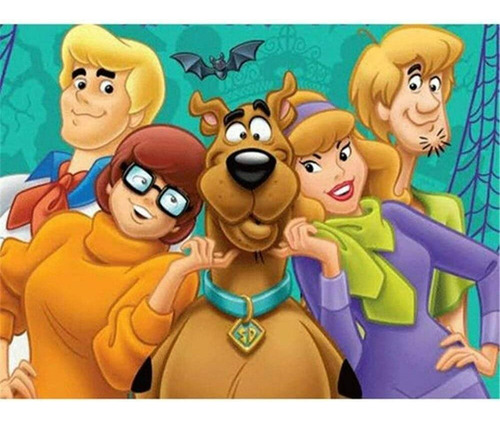 1 Pinturas De Diamantes De Scooby Doo-1, 5d, Para Decoración