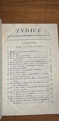 Novisima Recopilacion Leyes De España 4 Tomos 1era Ed 1805 (Usado)