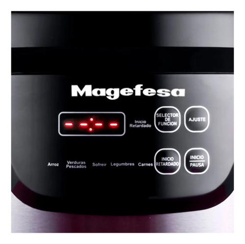 Olla A Presión Eléctrica Magefesa Easy Express 6l Mgf6402 Plateado 1