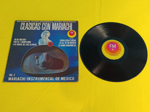 Acetato Vinil Lp Clasicas Con Mariachi