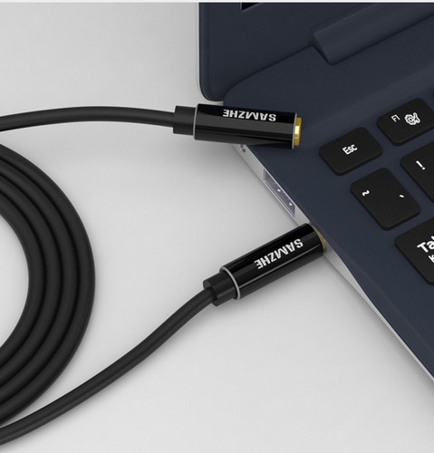 Imagen 5 de 6 de Alargue Cable Mini Plug 3.5mm Trs Extension 2m Sin Microfono