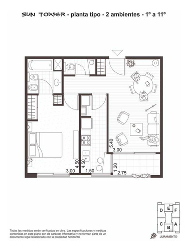 Imagen 12 de 12 de Departamento 2 Ambientes En Villa Urquiza Con Amenities Y Seguridad