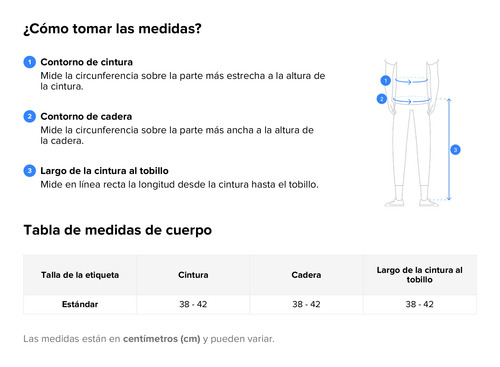 Calzas Recta Confección N. Algodón Mujer