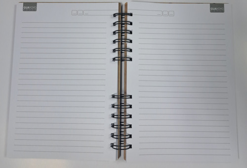 Libreta Media Carta, M.d.f. Serie A. Espiral 90 H. Guayoyo