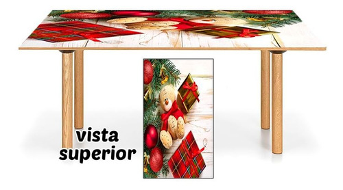 Vinilo Para Heladera Arbol Navidad Fiesta Regalos M3
