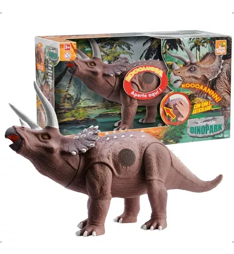 Brinquedo Dinossauro Dinopark Tiranossauro Rex com Som - Bee Toys