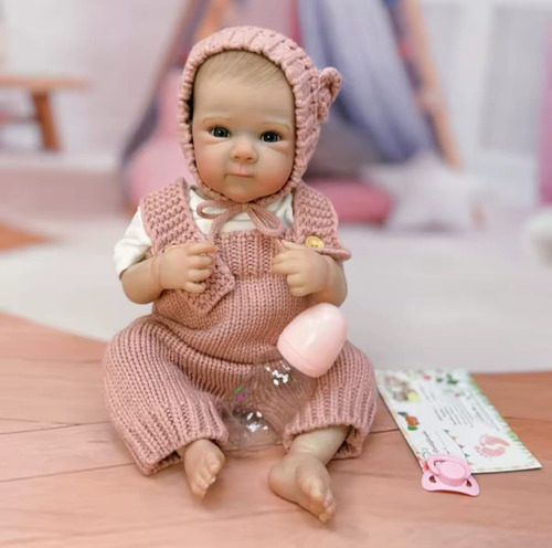Bebé Reborn Original Vinilo Cuerpo Completo Jazmin Doll
