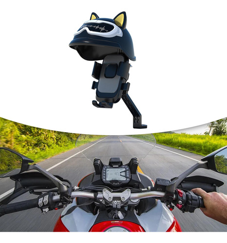 Soporte Para Teléfono De Motocicleta Con Cubierta Superior I