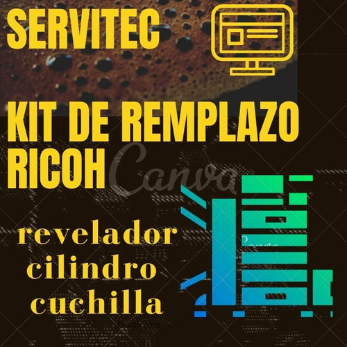 Kit De Remplazo Ricoh Mp 5000/5002 Y Compatibles