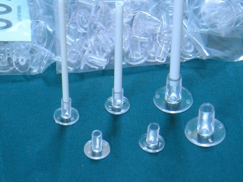 Porta Popote Base Transparente Para Popote Mediano P Globos