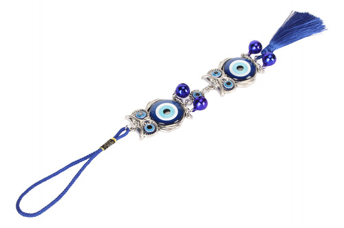 Adorno Colgante Con Forma De Ojo Azul, Búho, Buena Suerte, A