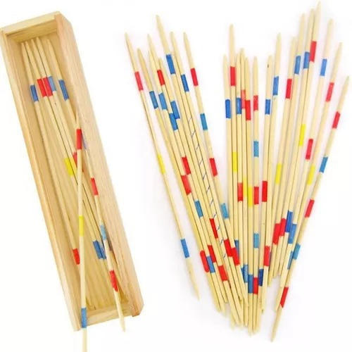 Pack 4 Juegos De Madera Damas Chinas Yenga Palitos Chinos