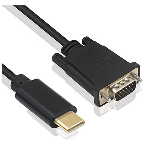 Cable Usb C A Vga De Duttek, Cable Usb Tipo C A Vga, 1080p U