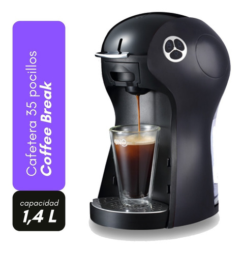 Cafetera Coffee Break Cn-ka Dolce Gusto Color Negro