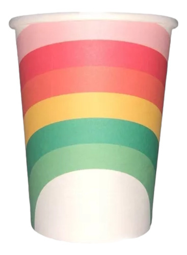 Vaso De 270 Ml De Arcoiris Colores