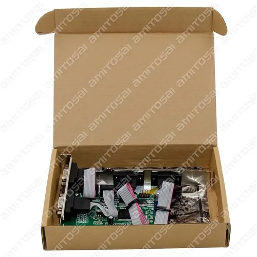 Placa Serial Amitosai Pci-e 4 Puertos Db9 Rs232 Premium S8