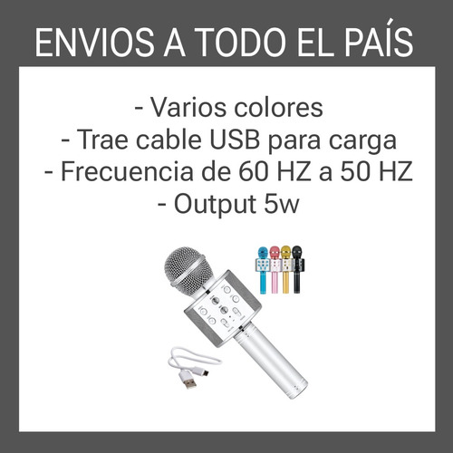 Micrófono Karaoke Infantil Hytoshy Para Pequeños Cantantes Black