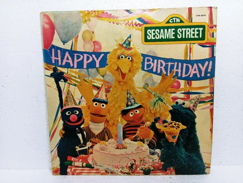 Lp Vinil Sesame Street Happy Birthday! 1977 Importado Pulos