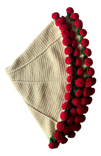 For Ha Kit Crochet Manta Flores Juego Tejido Tejido /