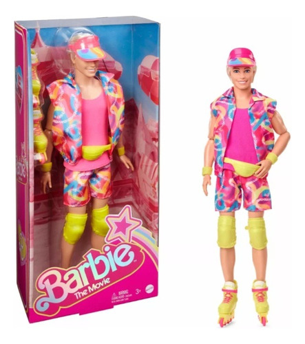 Ken En Patines Muñeco De Colección Barbie La Película.